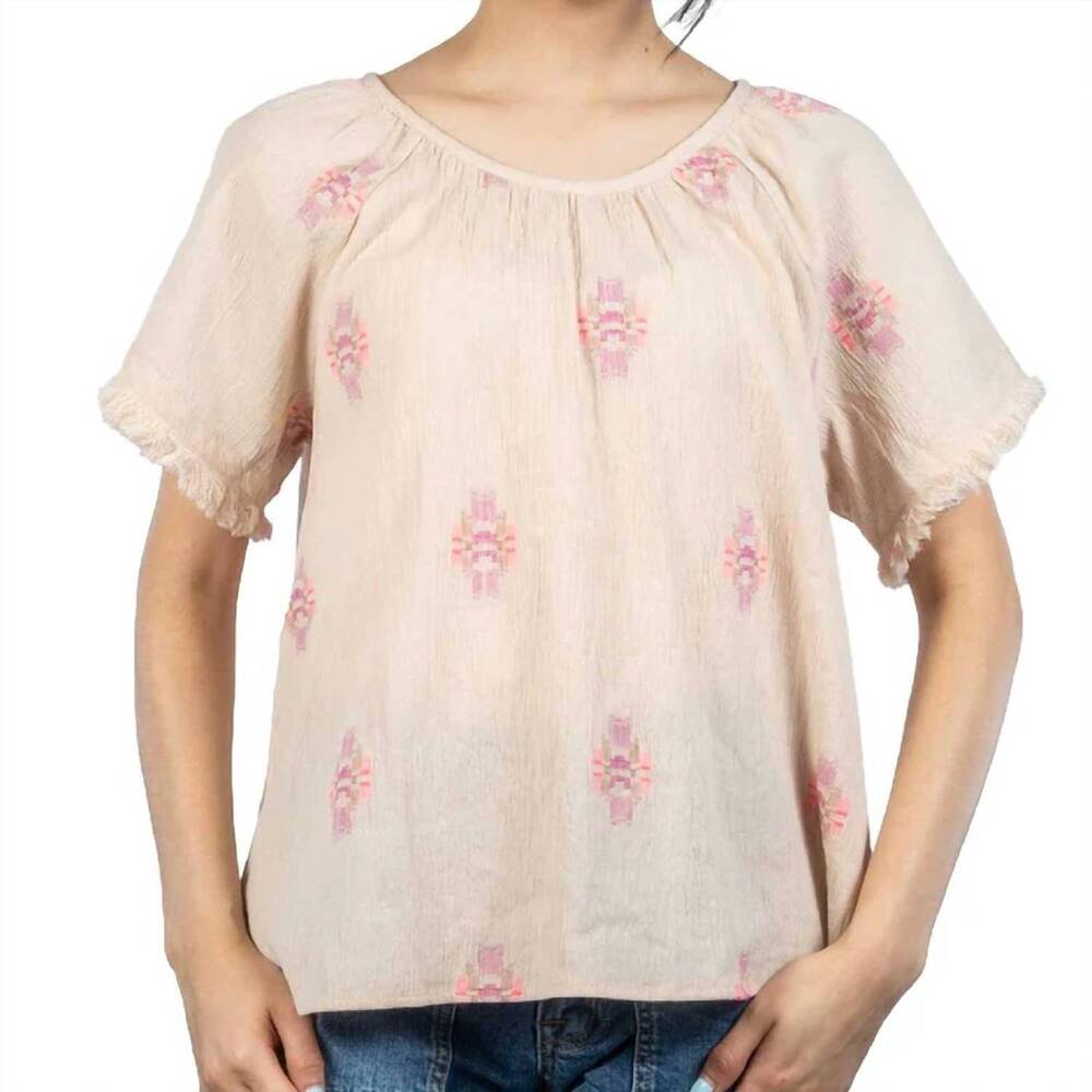NEW DYLAN maya raglan top in natural